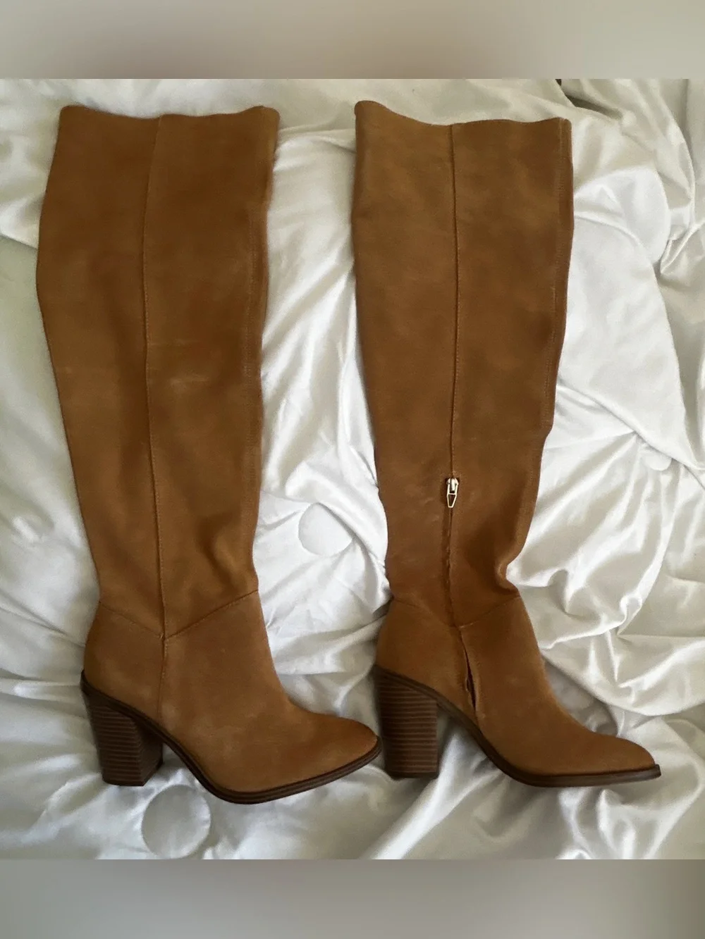bp. Women's Over-the-Knee Suede Boots in Tan women’s 8